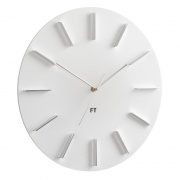 Nástěnné hodiny Designové nástěnné hodiny Future Time FT2010WH Round white 40cm