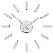 NÁSTĚNNÉ A STOLNÍ HODINY Designové nalepovací hodiny Future Time FT9400WH Modular white 40cm