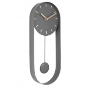 Nástěnné hodiny Designové kyvadlové nástěnné hodiny 5822GY Karlsson 50cm