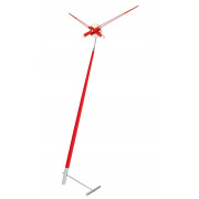 Podlahové hodiny Designové podlahové hodiny Nomon Pisa L červená 150cm